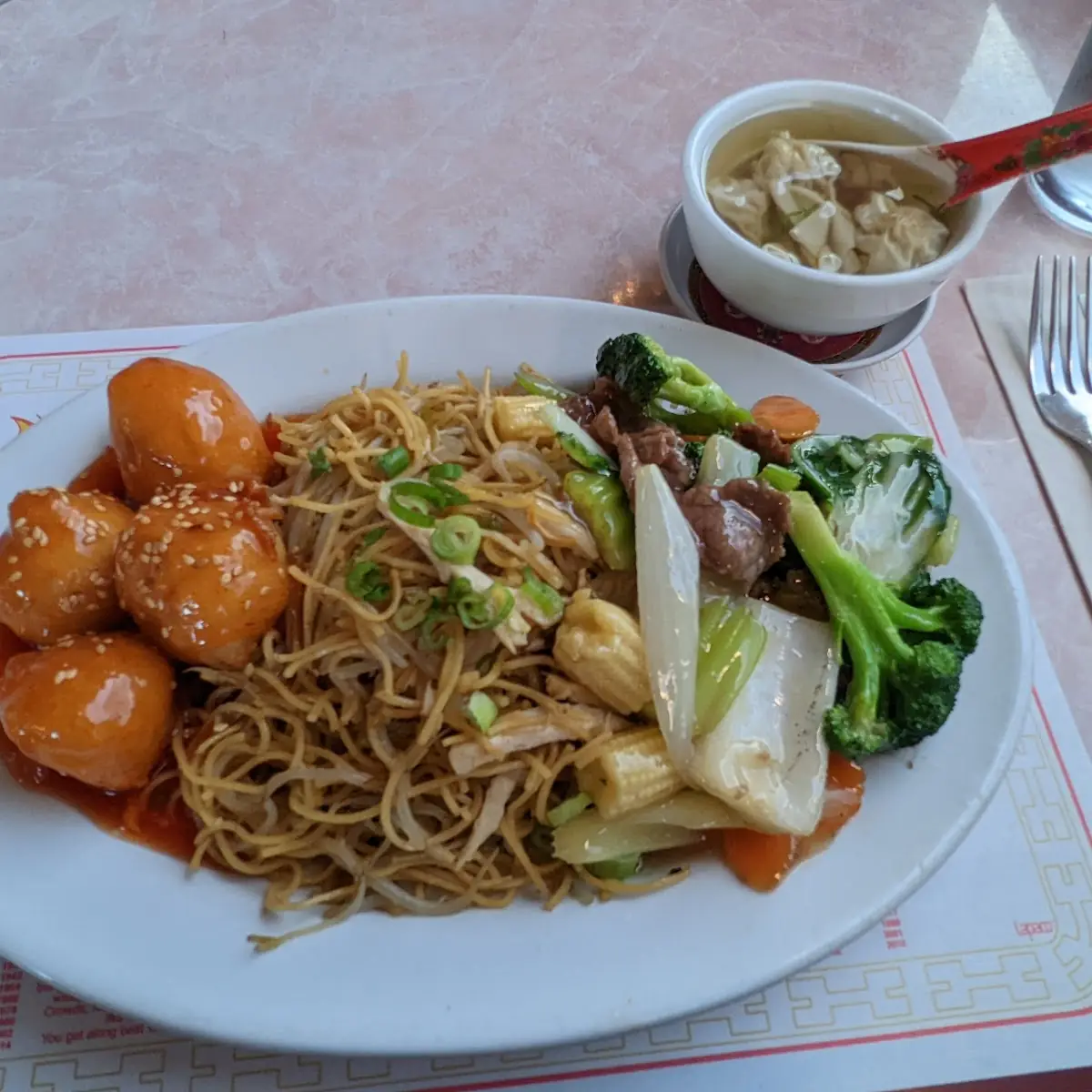 Combination Plate 4, Bamboo Palace