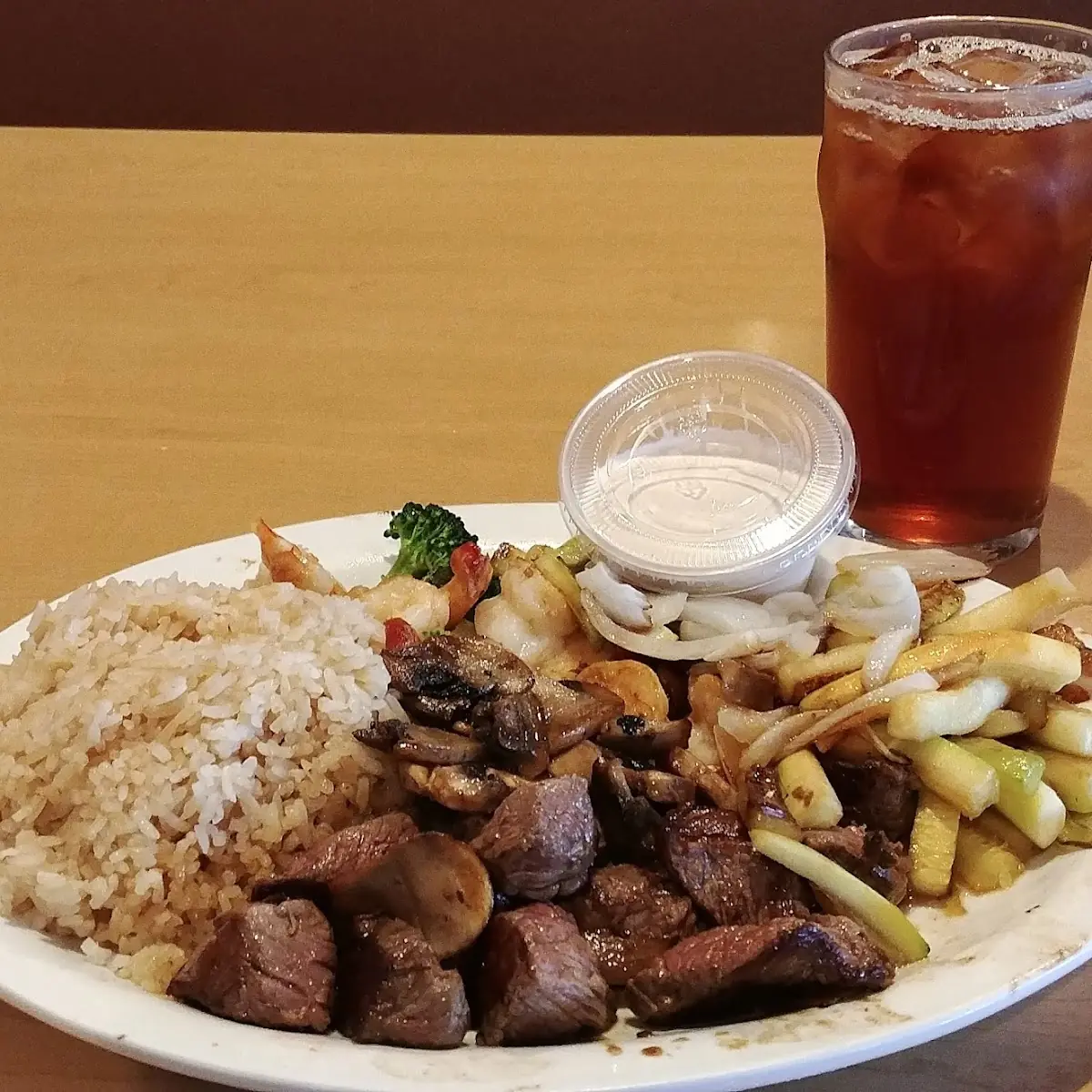 Hibachi Steak & Shrimp Dinner
