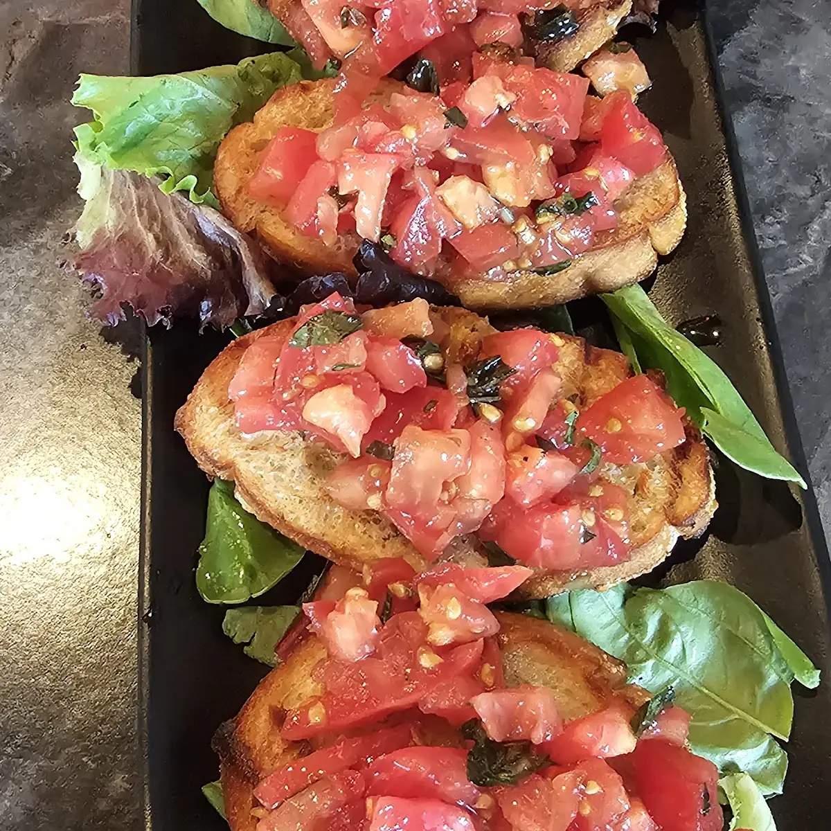 Tomato & Basil Bruschetta