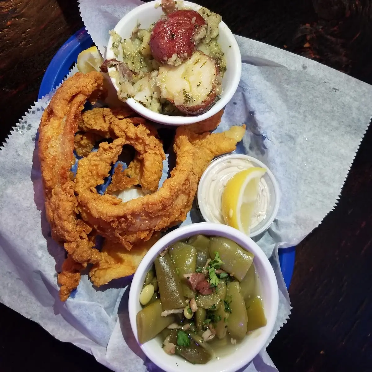 Ribs & Ten Fried Shrimp