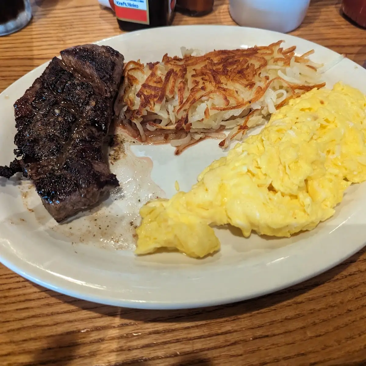 New York Strip Steak & Eggs
