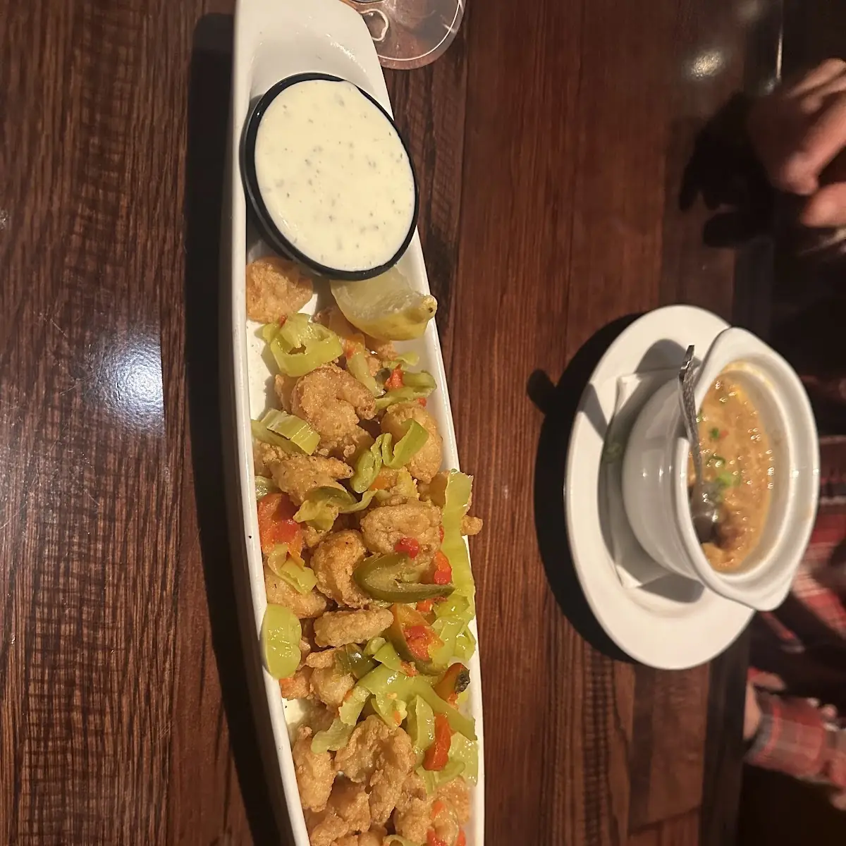 Shrimp Tempura Shrimp Scampi