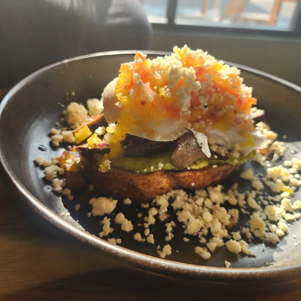 Egg Benedict with Avocado Toast
