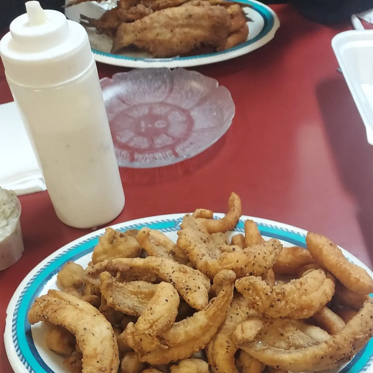 Salt and Pepper Perch Dinner