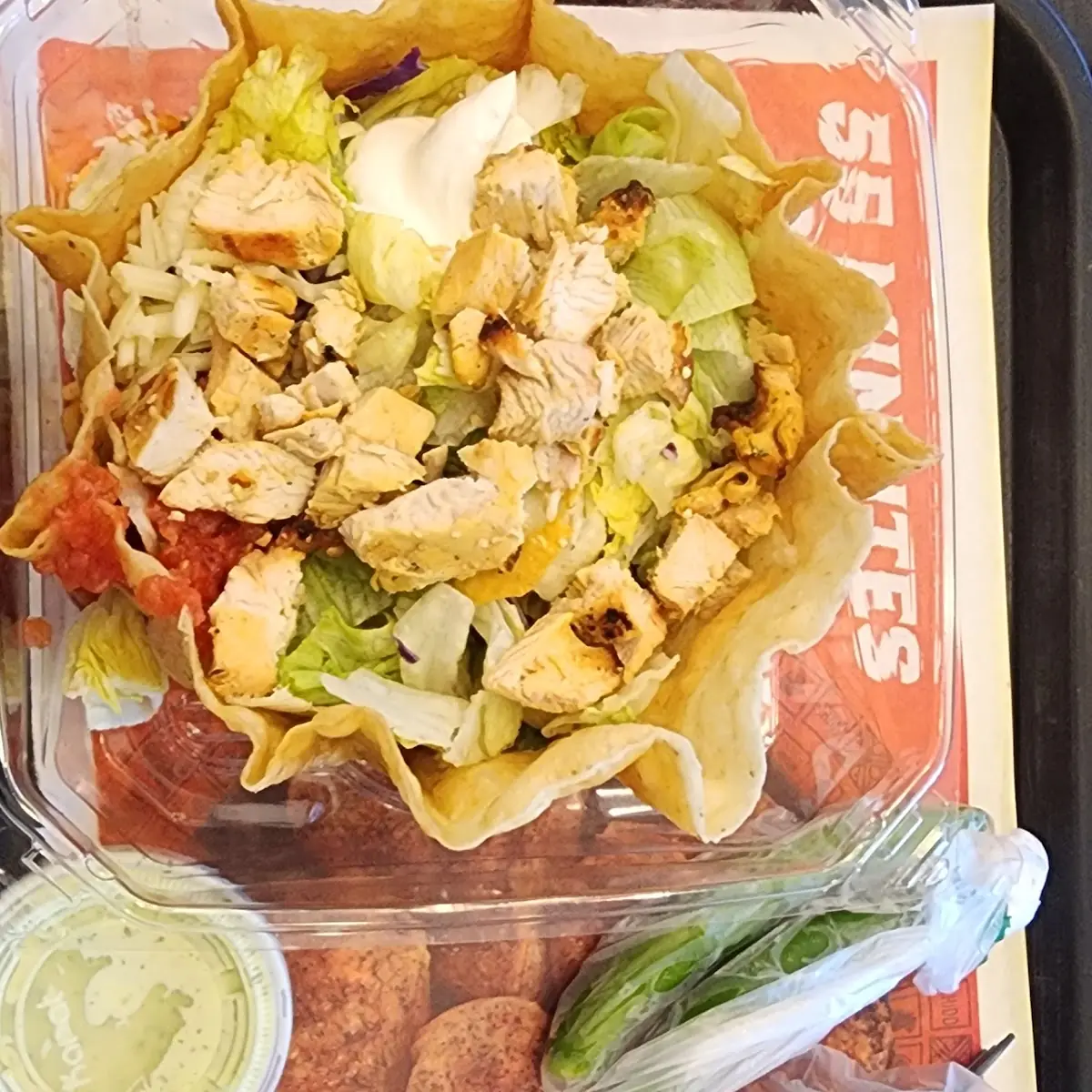 Chicken Tostada Salad