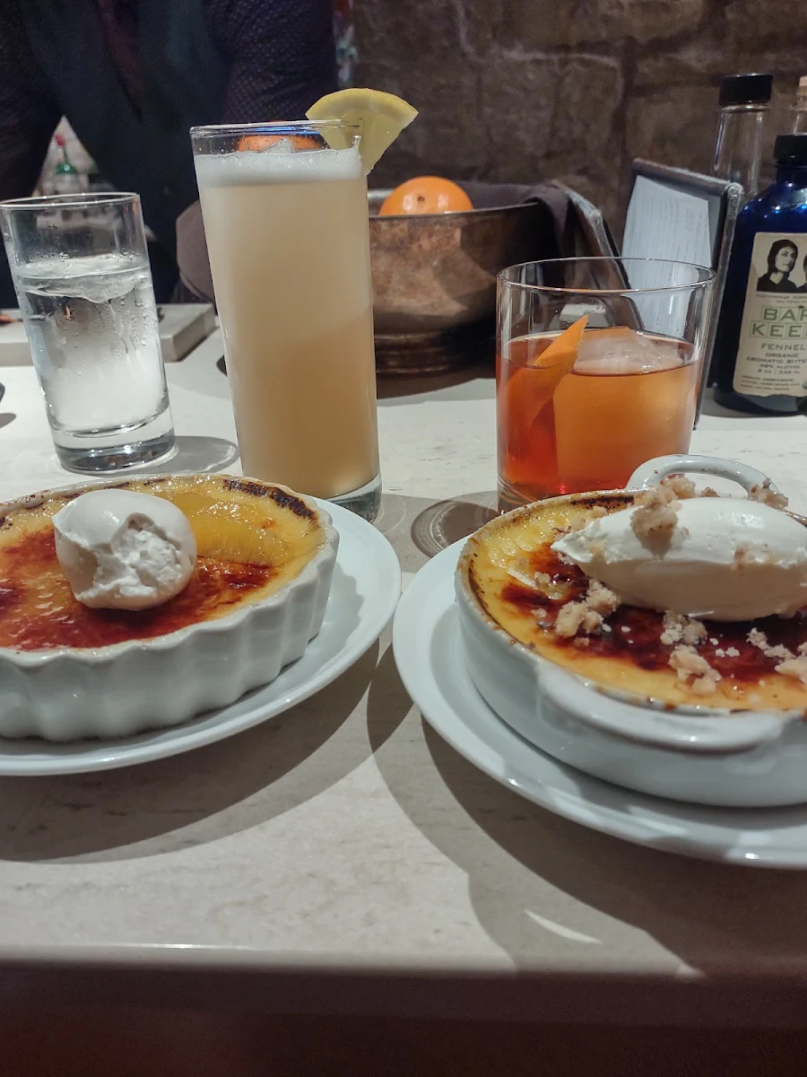 Vanilla Bean Creme Brulee & Ginger Creme Brulee