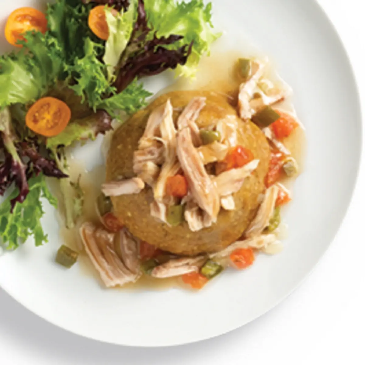 Chicken Mofongo Mofongo De Pollo