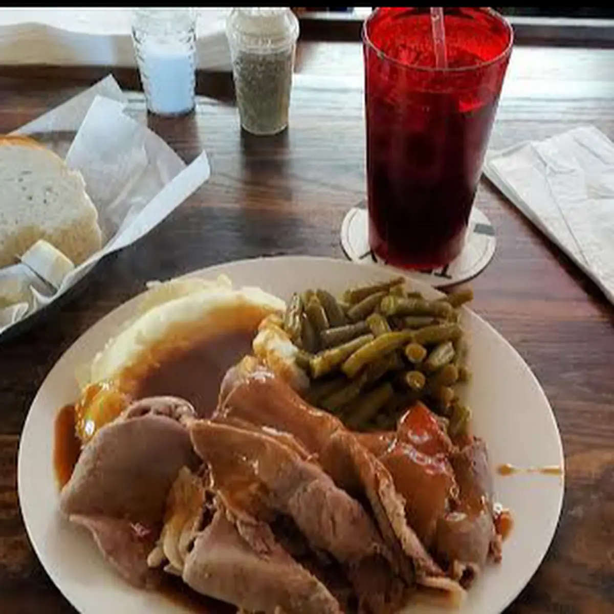 Roast Beef Mashed Potatoes Green Beans