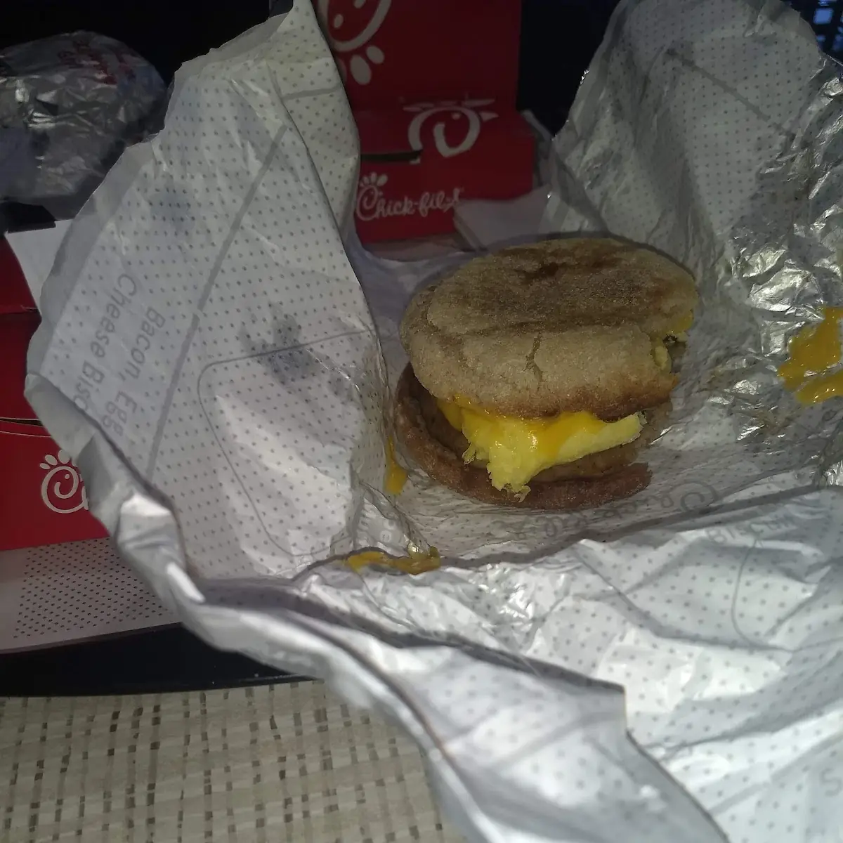 Sausage Egg & Cheese Muffin