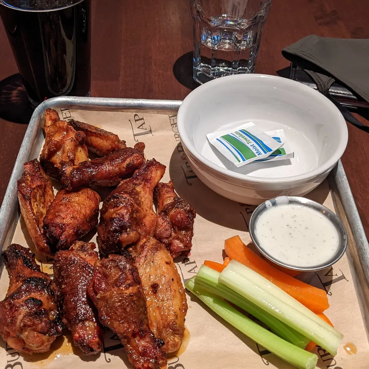 Smoked Grapefruit Habanero Wings