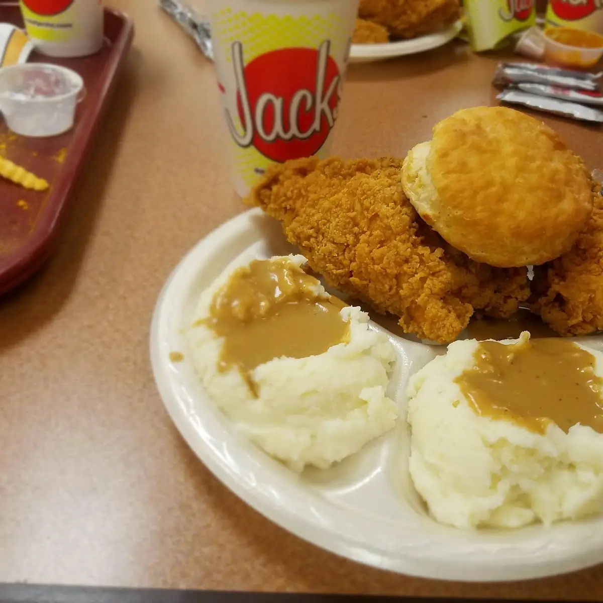 Fried Chicken 2pc with a Biscuit