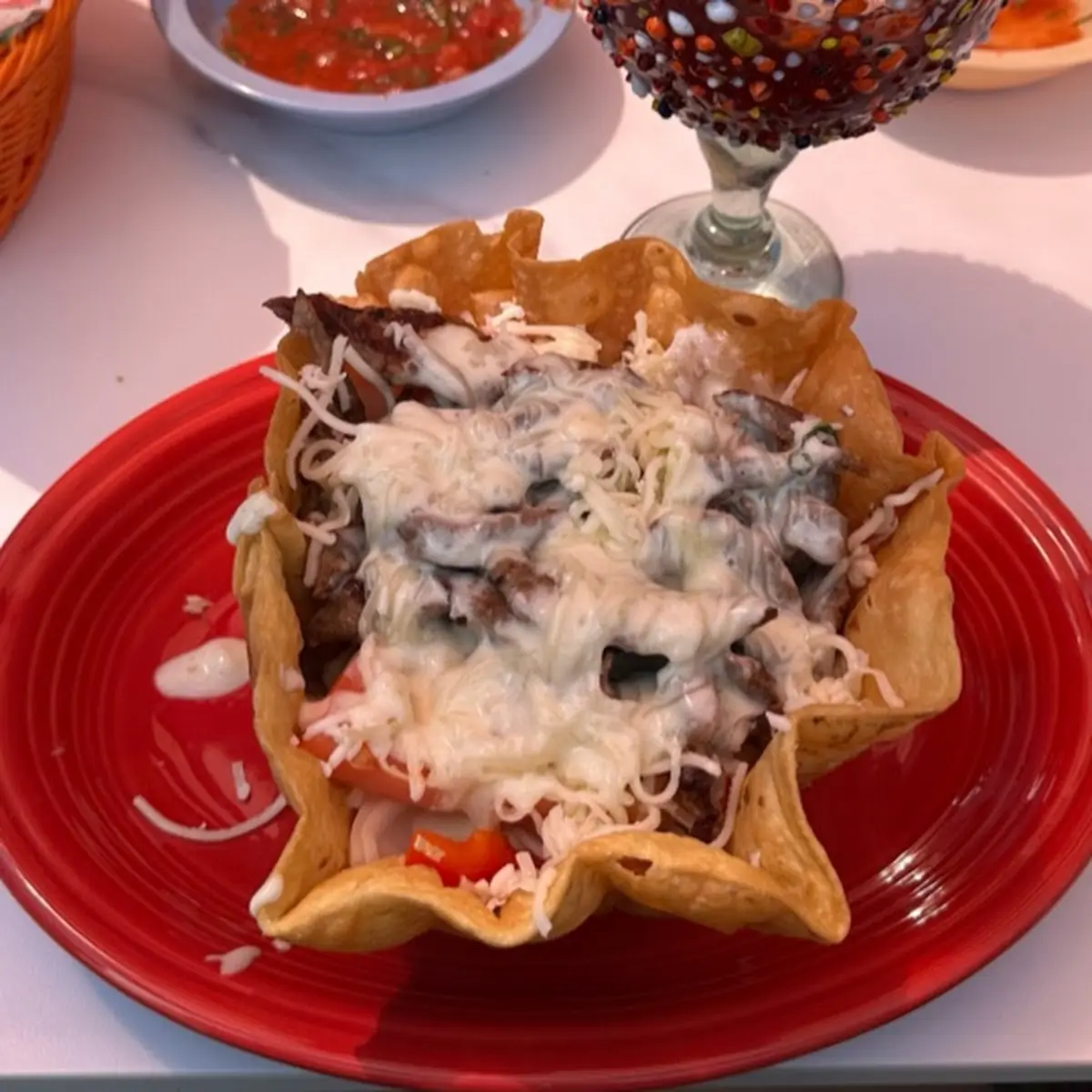Azteca Salad with Steak