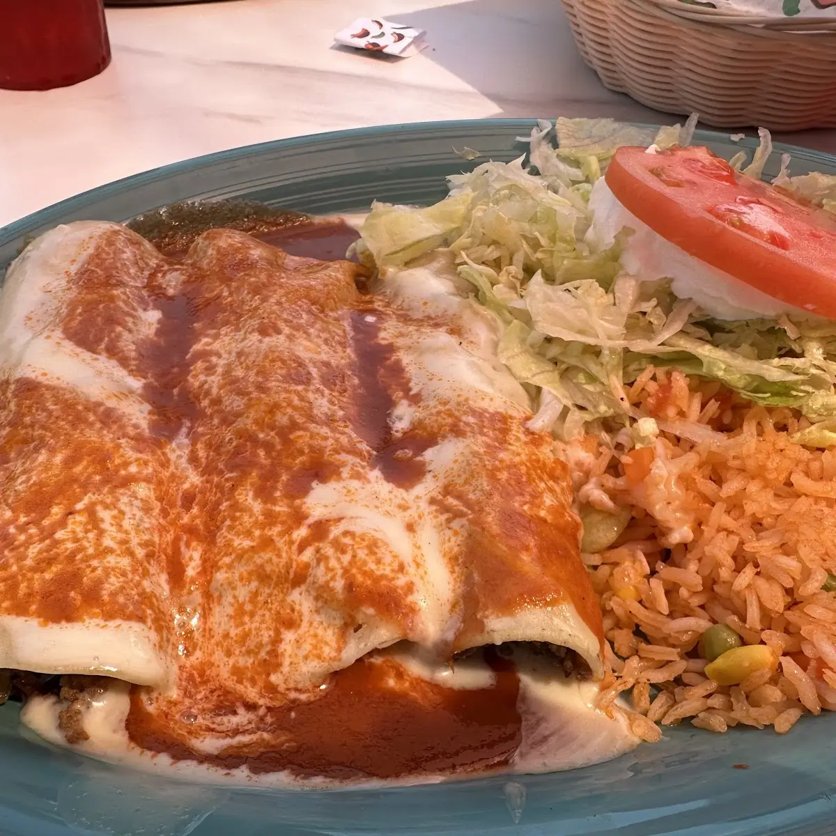 Enchiladas with Ground Beef