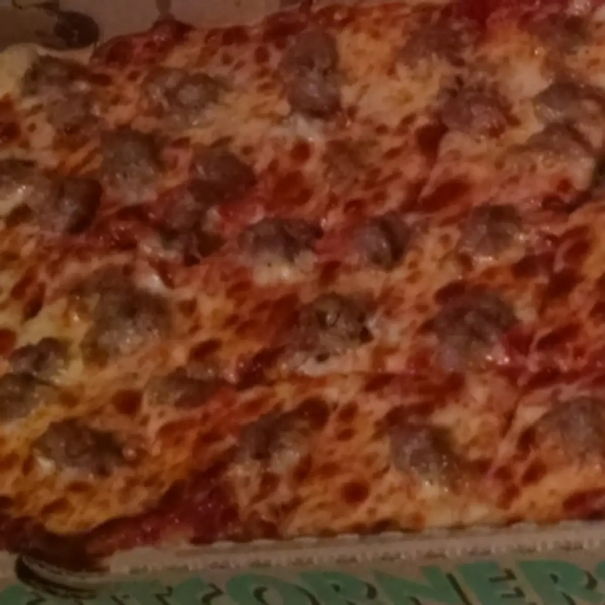 Sausage and Cheese Pizza