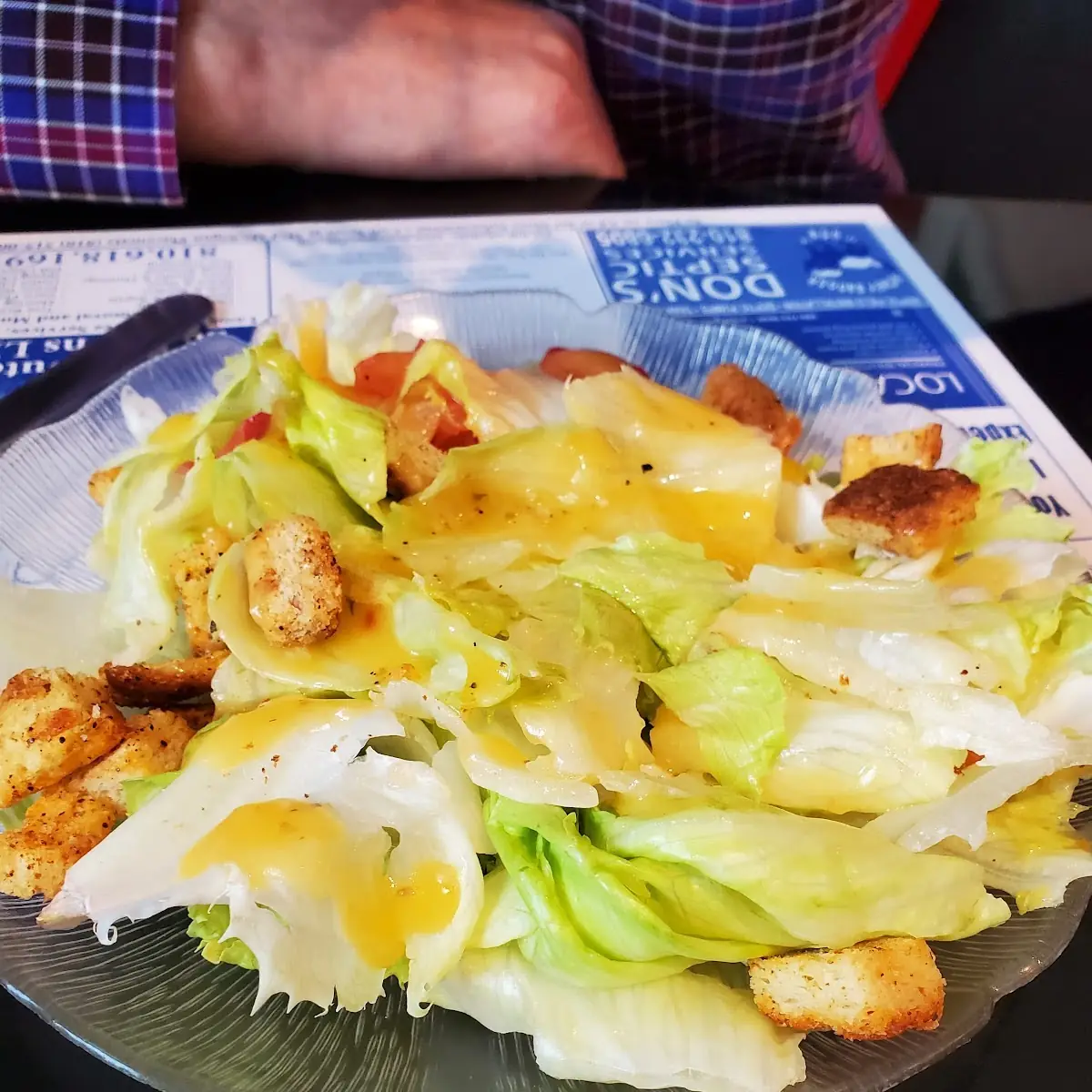 Salad with Italian Dressing