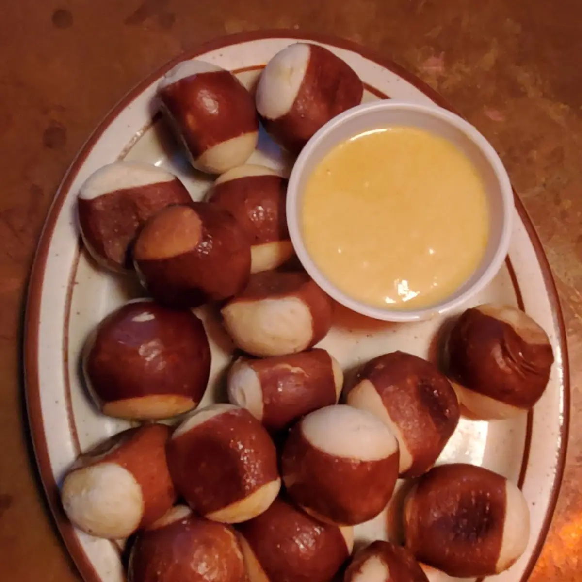 Pretzel Bites with Beer Cheese
