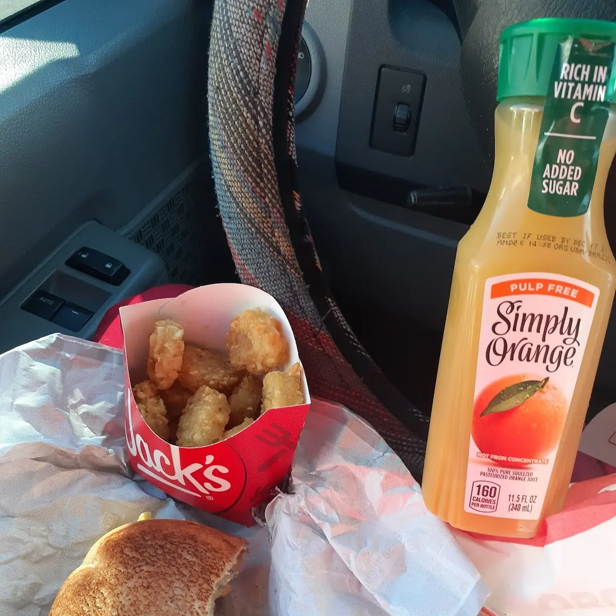 Egg and Cheese on Toast Combo with OJ