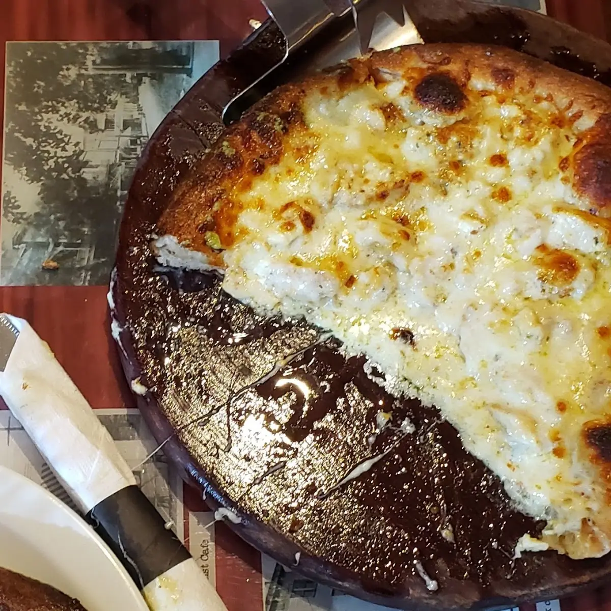 Chicken Alfredo Pizza