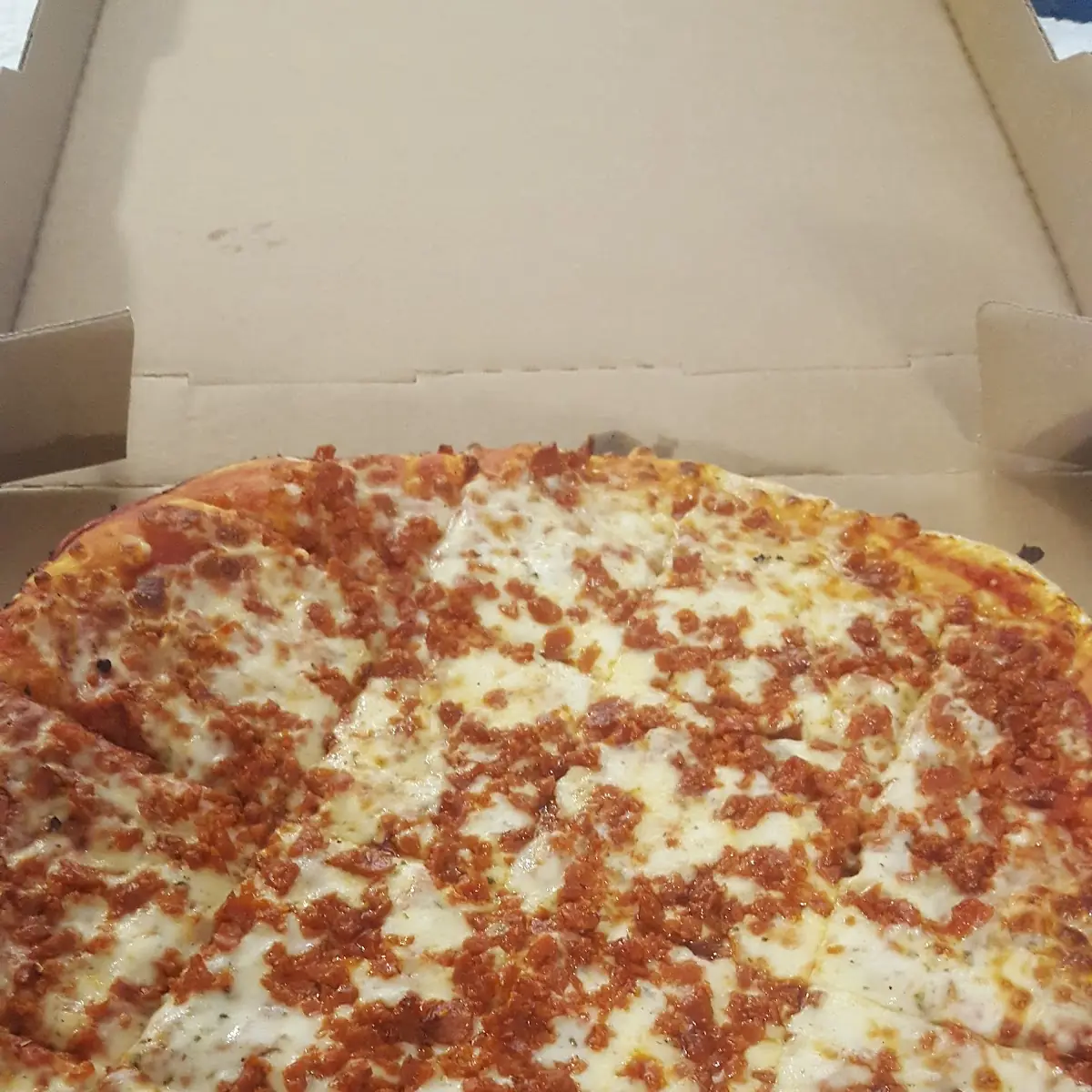 Deluxe Pizza Extra Cheese Well Done