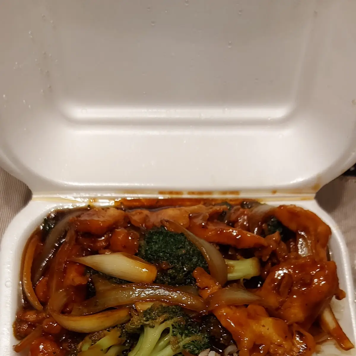 Chieken Broccoli with Steamed Rice