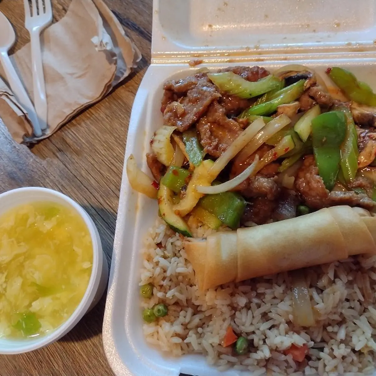 Mongolian Beef with Fried Rice