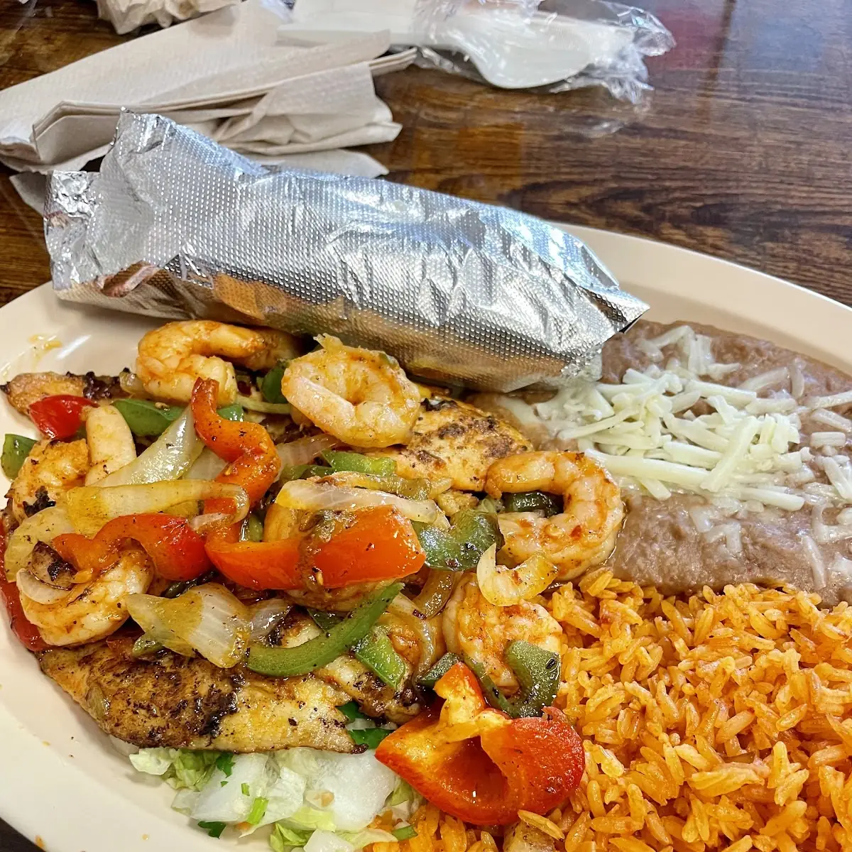 Shrimp & Chicken Fajita