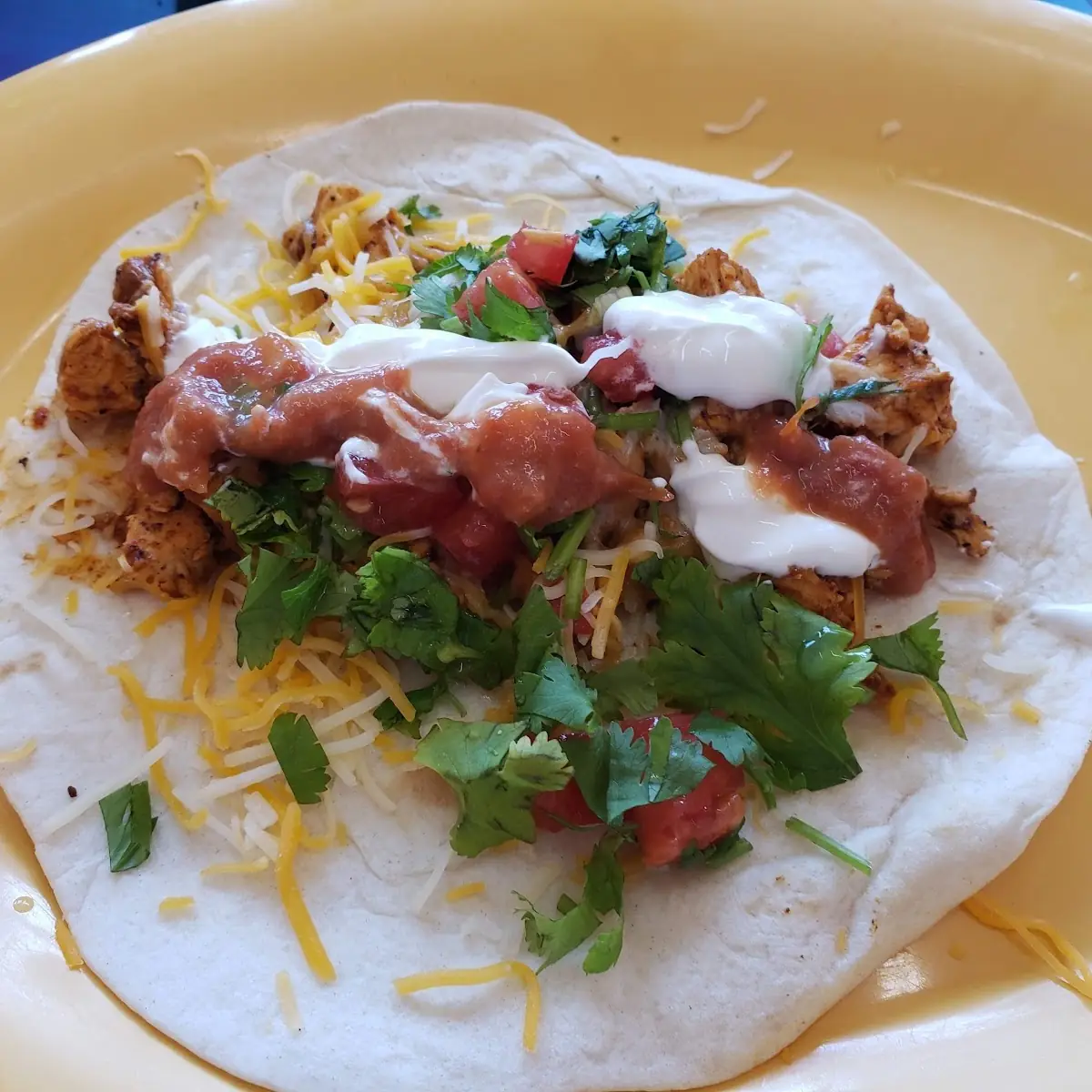 Smoked Chicken Taco