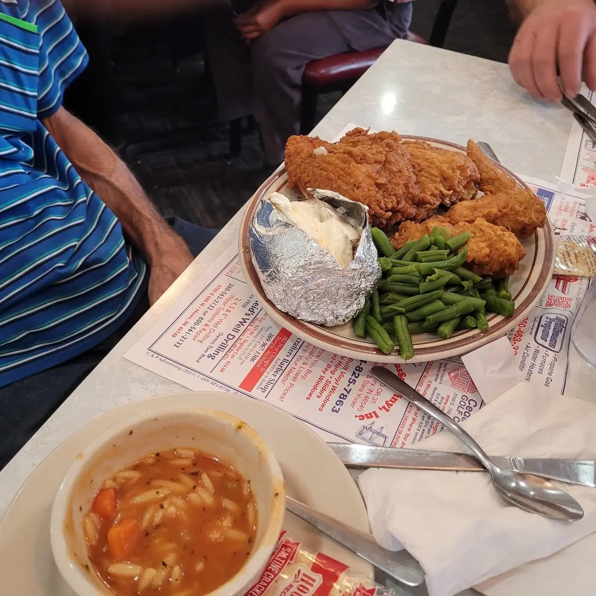 Fried Chicken Dinner
