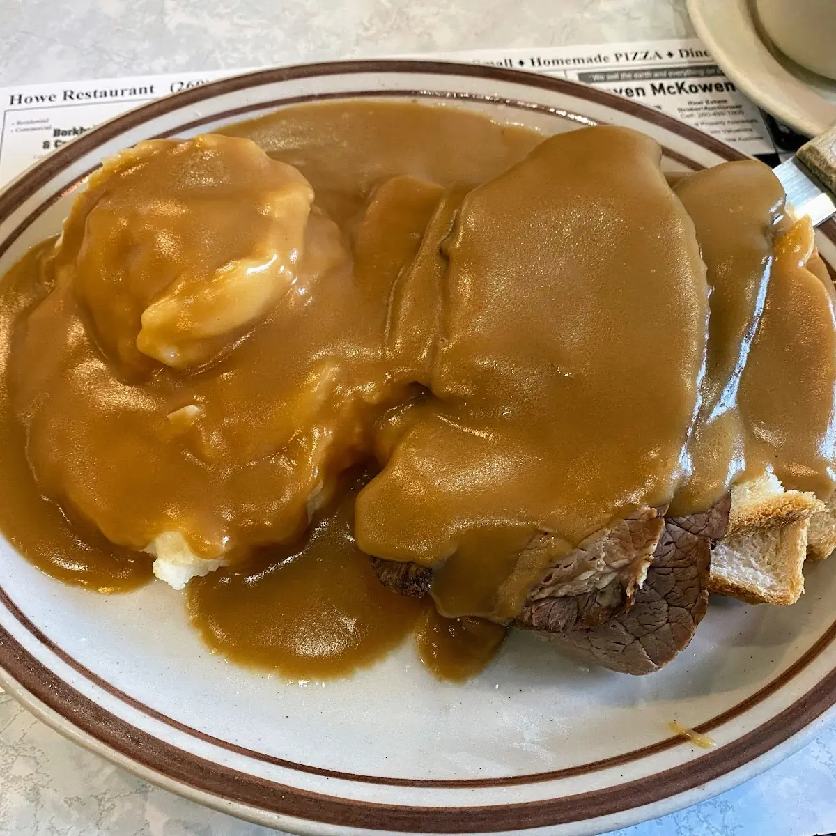 Hot Beef Sandwich
