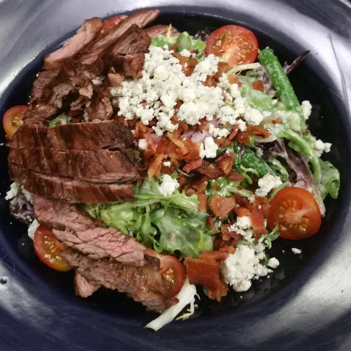 Grilled Steak and Blue Cheese Salad