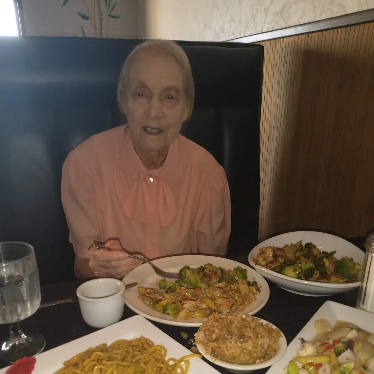 We Had Chicken Stir Fry Egg Rolls and Seafood with Vegetables