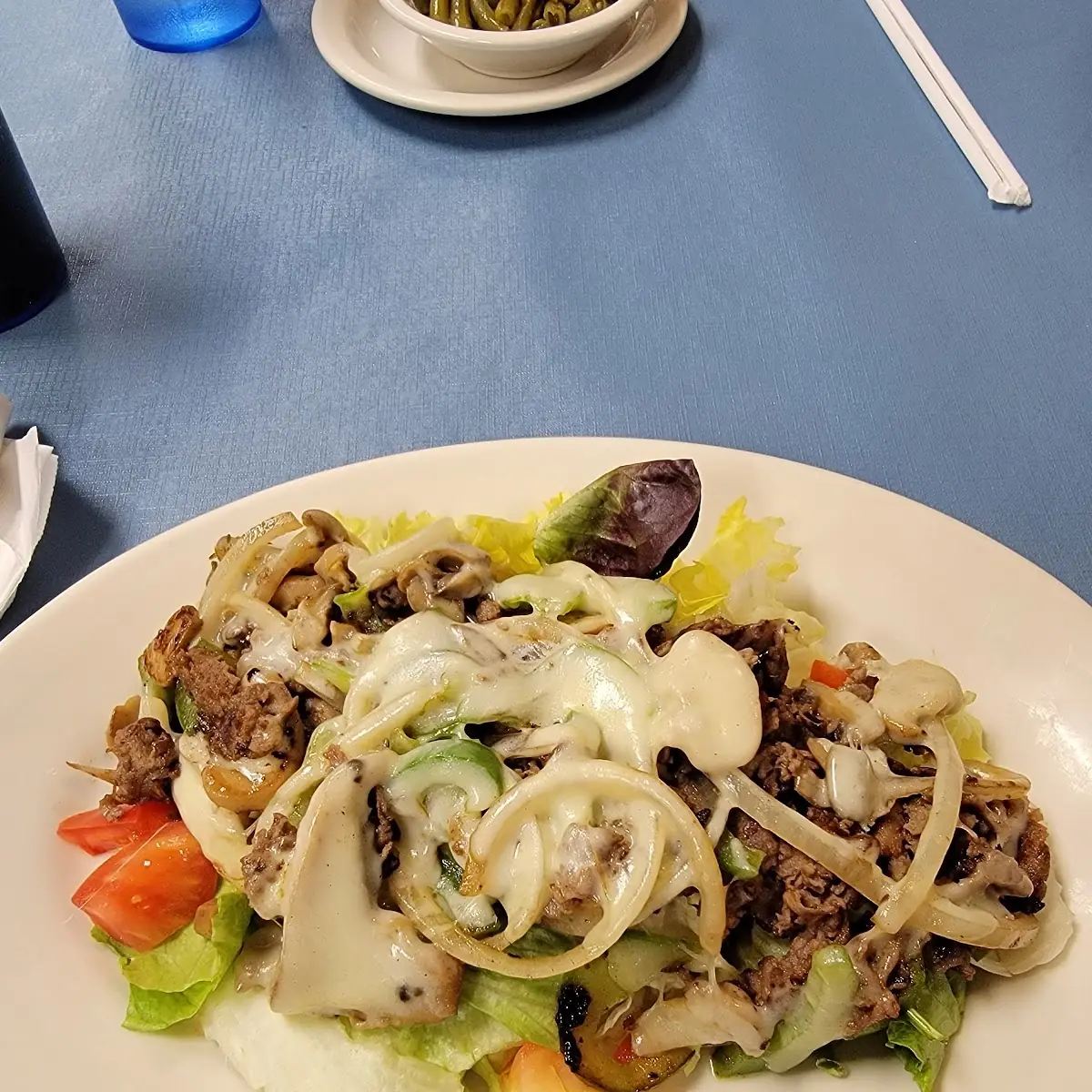 Philly Cheesesteak Salad