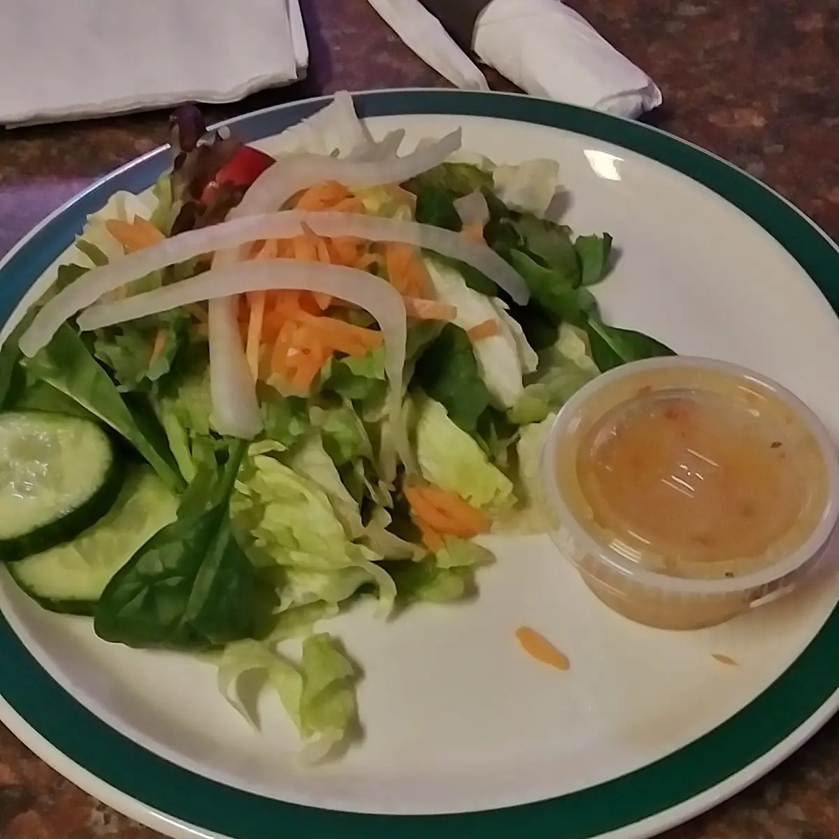 House Salad with Italian Dressing