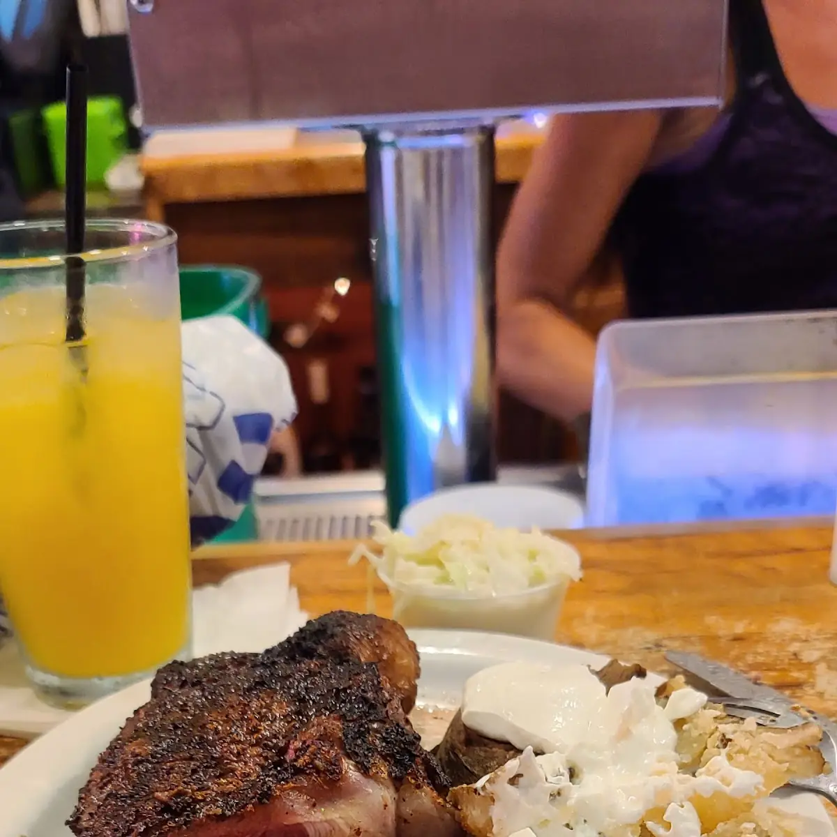Rib Eye with Baked Potato