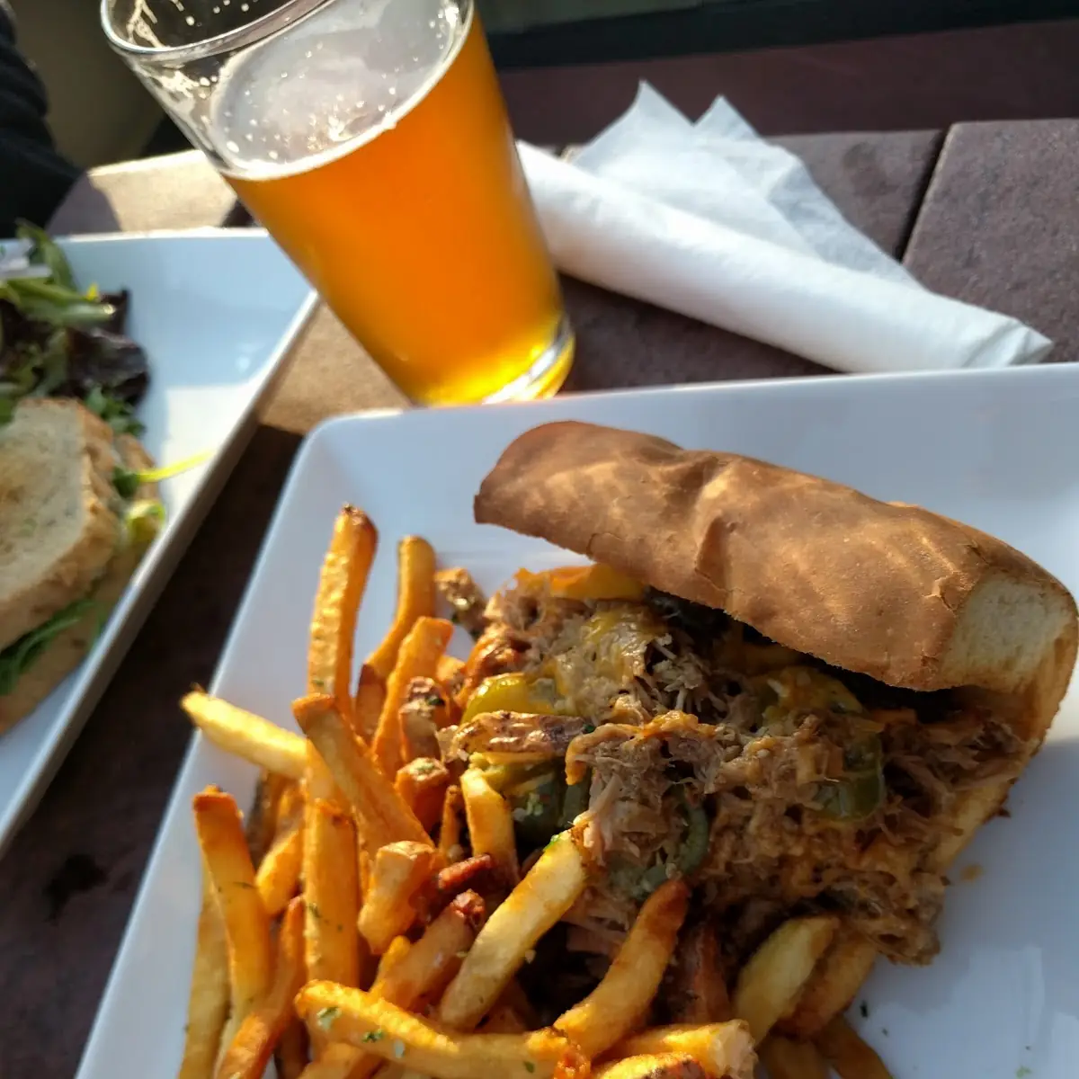 Beer Braised Pork Sandwich