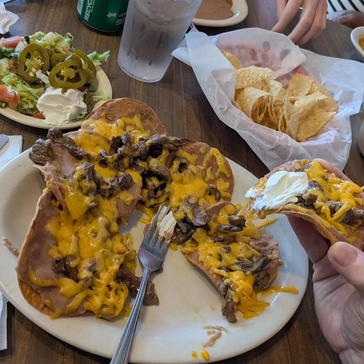 Bean & Cheese Nachos