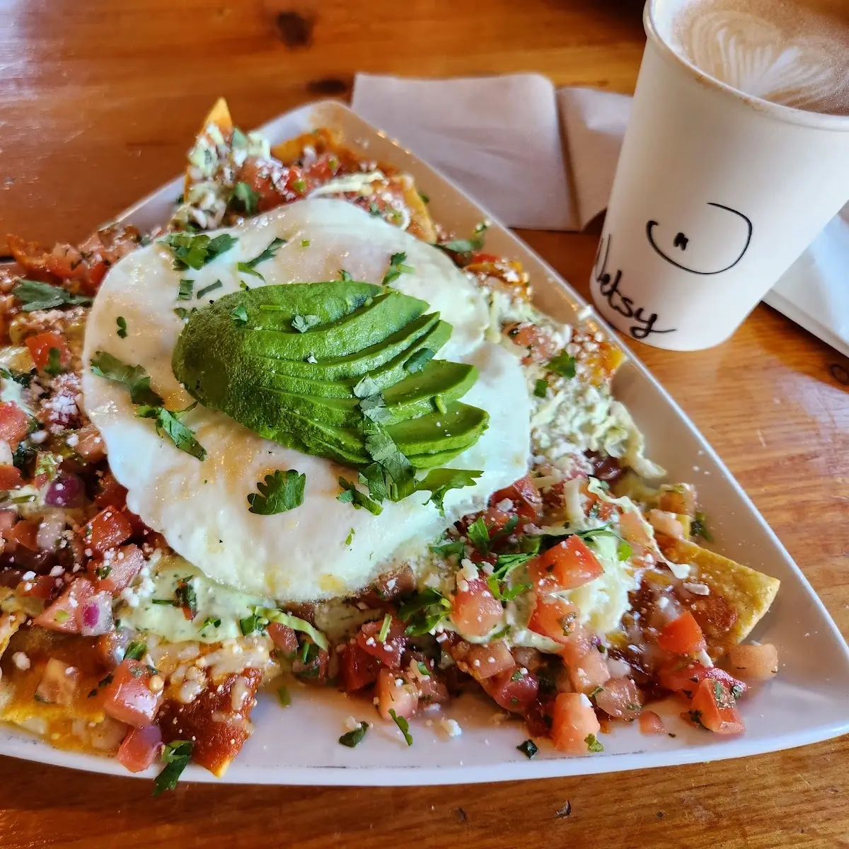 Chilaquiles Breakfast Nachos