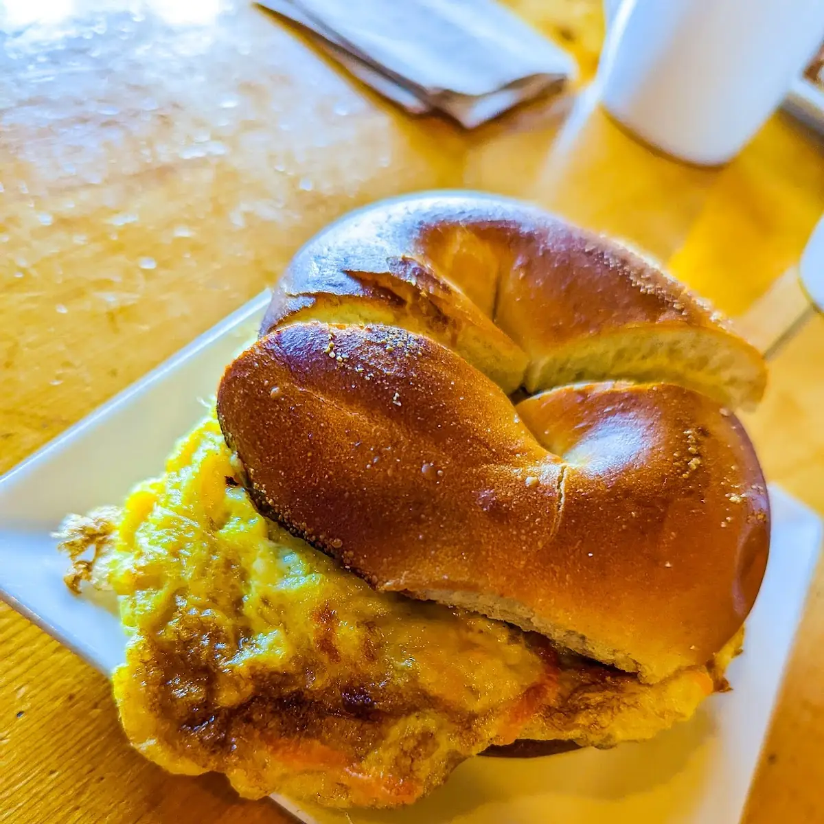 The Perk Breakfast Sandwich w Egg & Cheese
