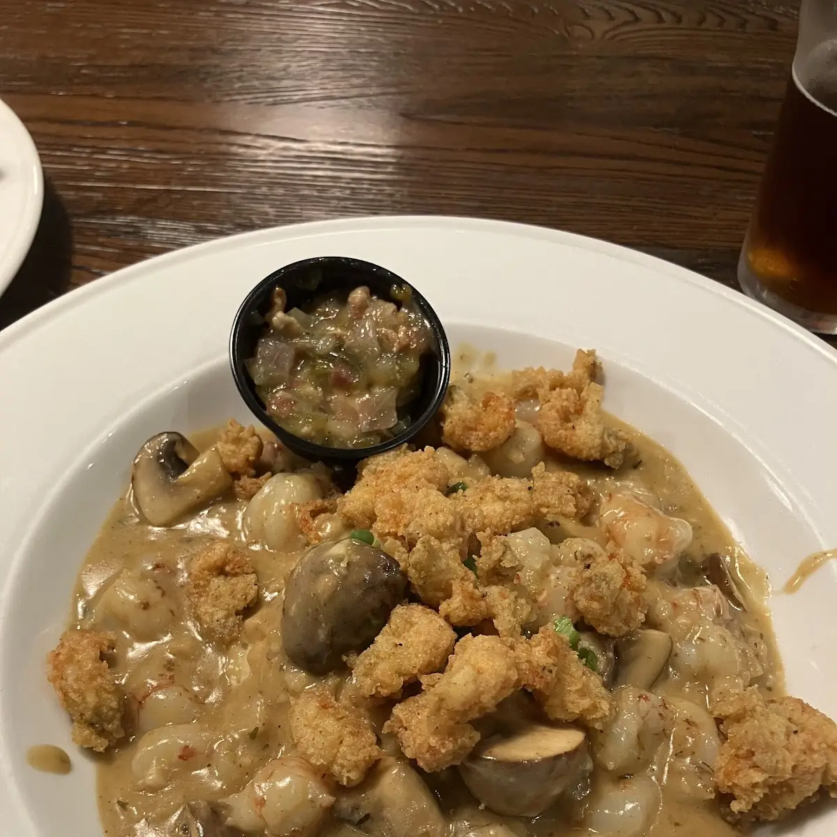 Shrimp Grits & Tails
