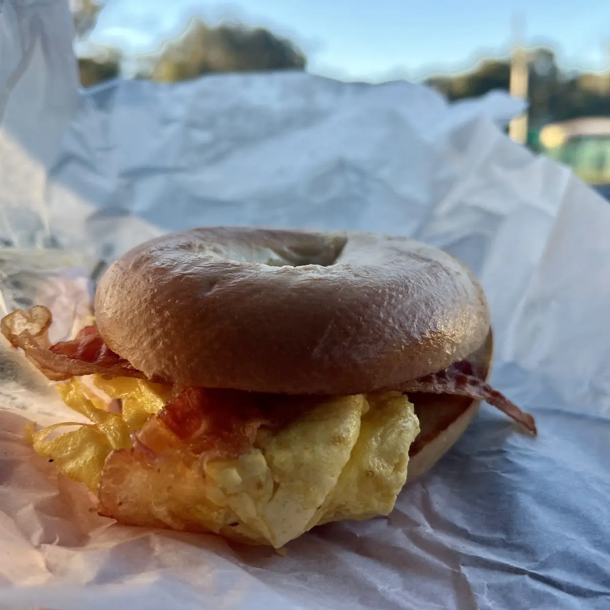 Bacon Egg Cheese Bagel