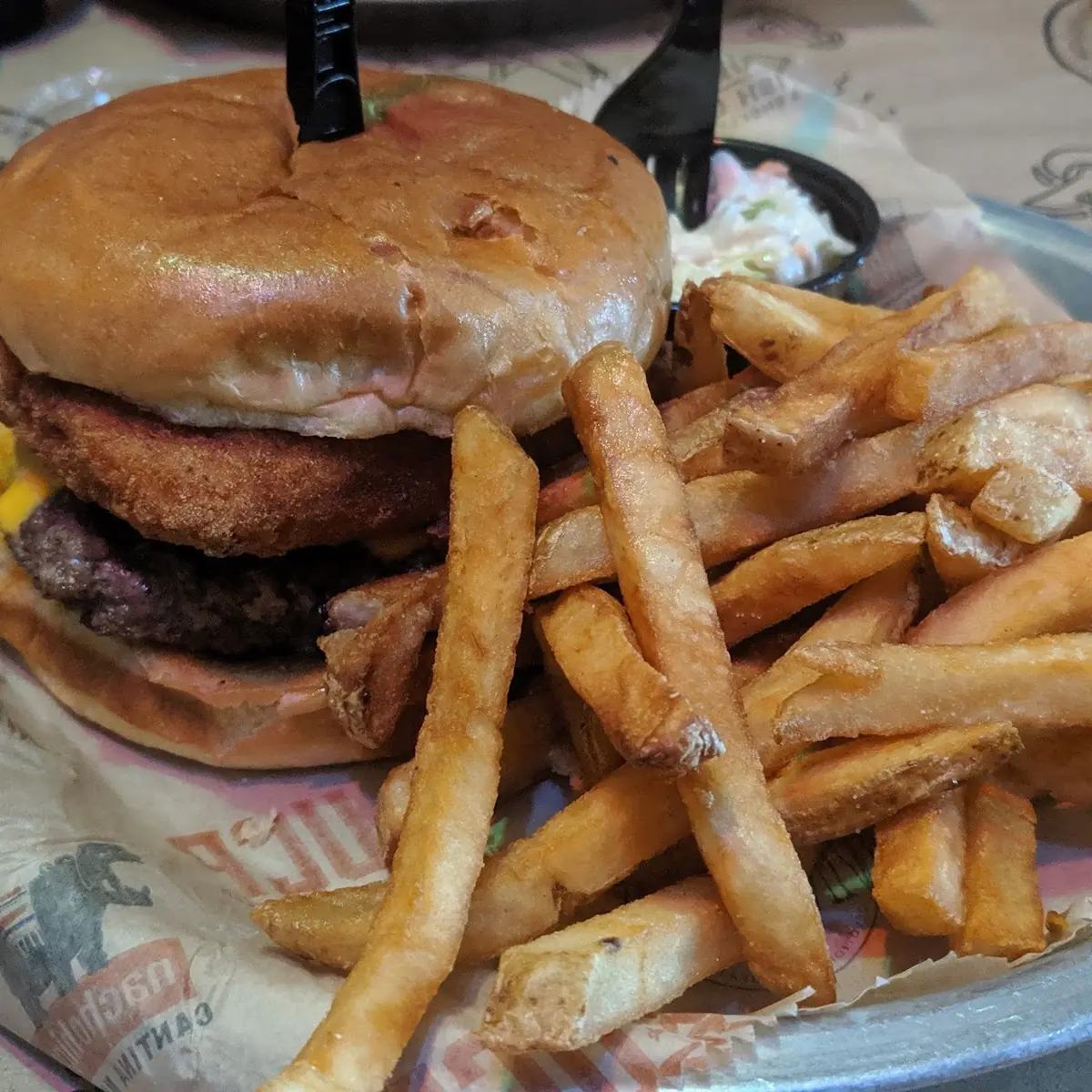 Fried Mac & Cheese Burger