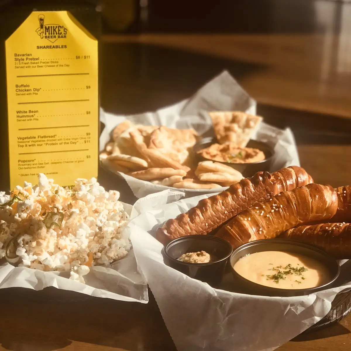 Five Beer Pretzels & Beer Cheese TG