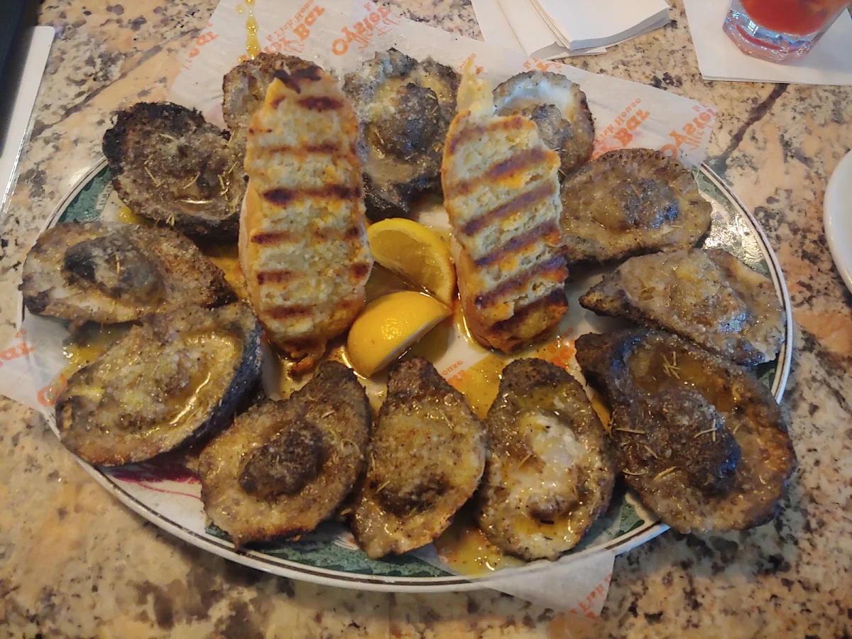 Charbroiled Oysters on the Half Shell