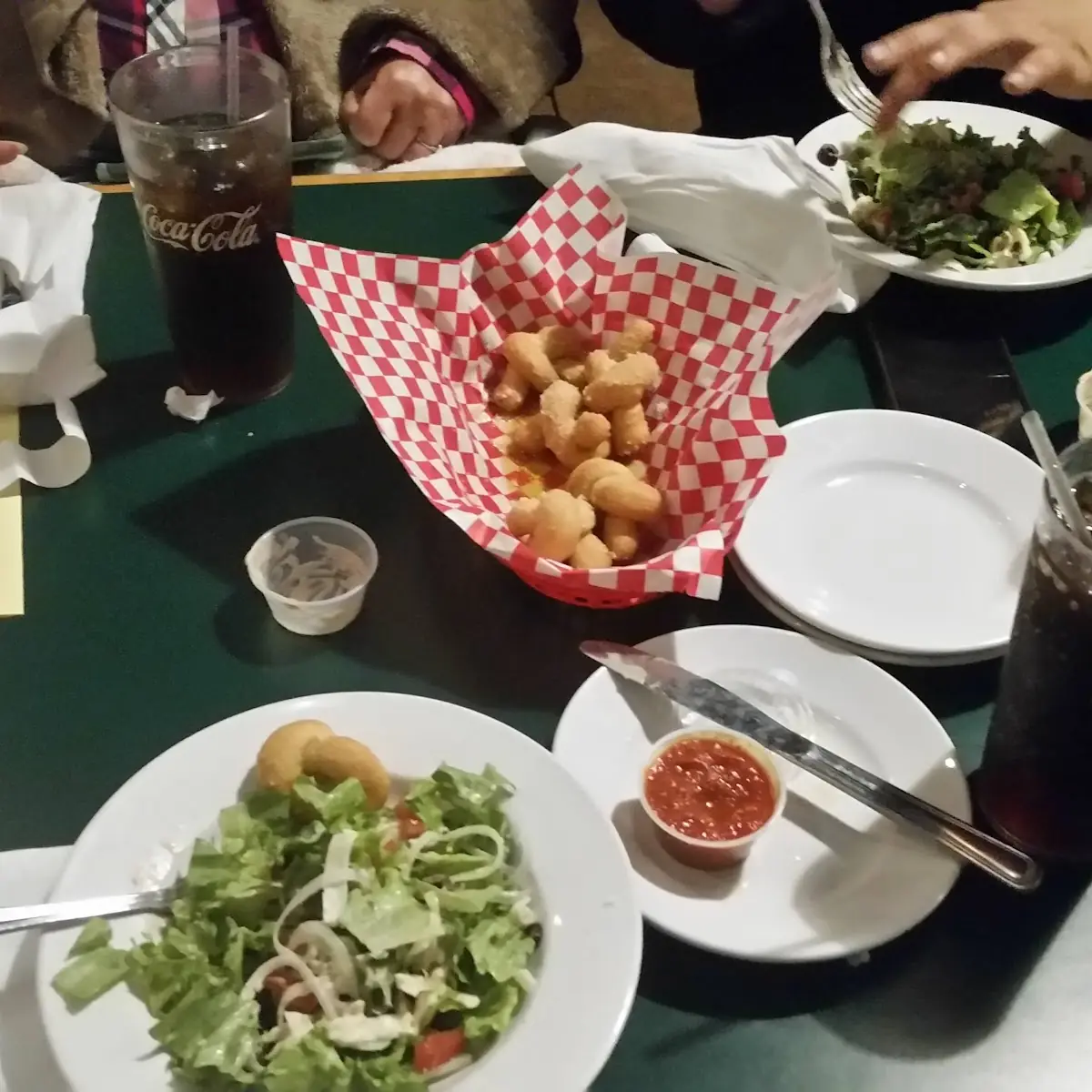 Cesar Salad Garlic Knots