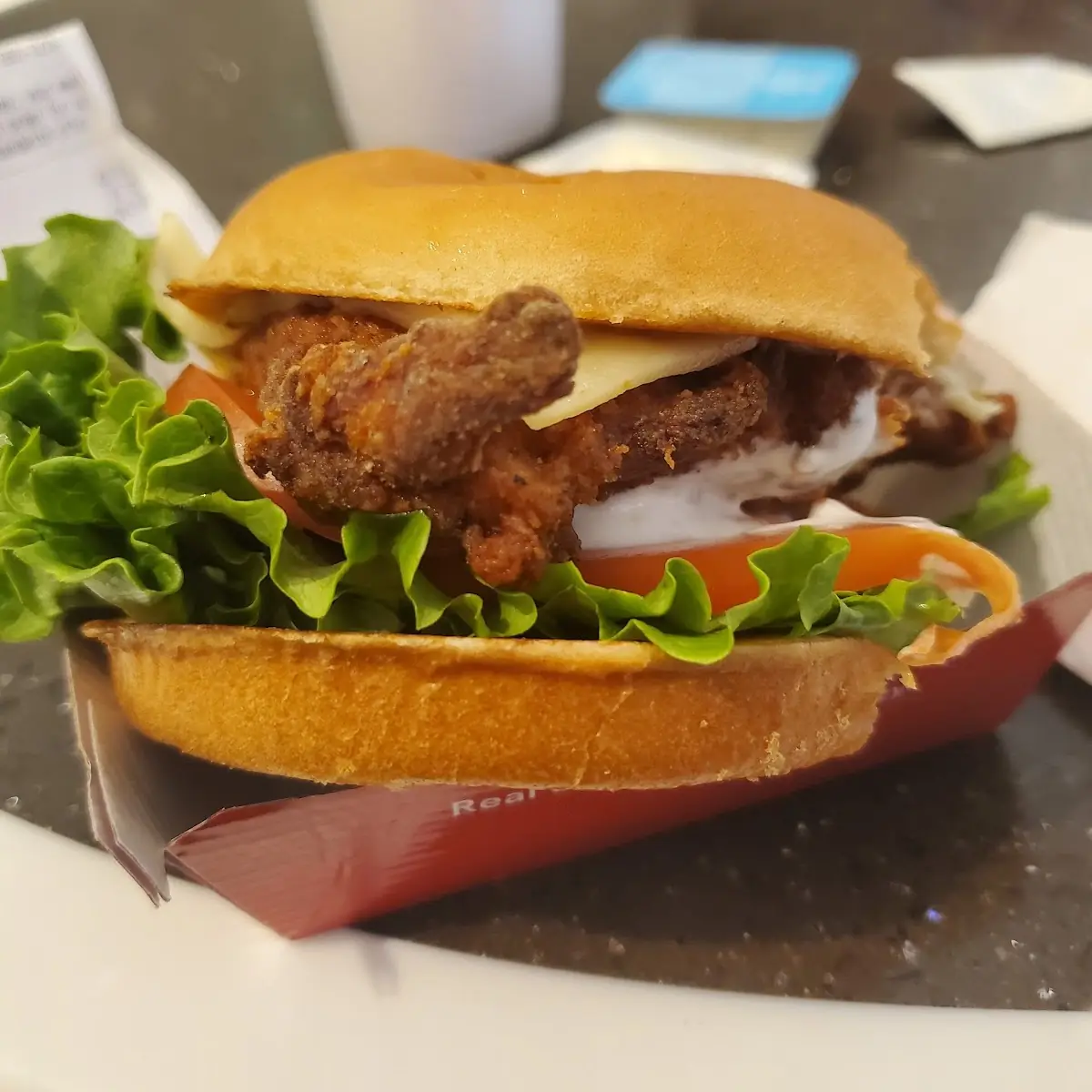 Spicy Chicken Burger Deluxe
