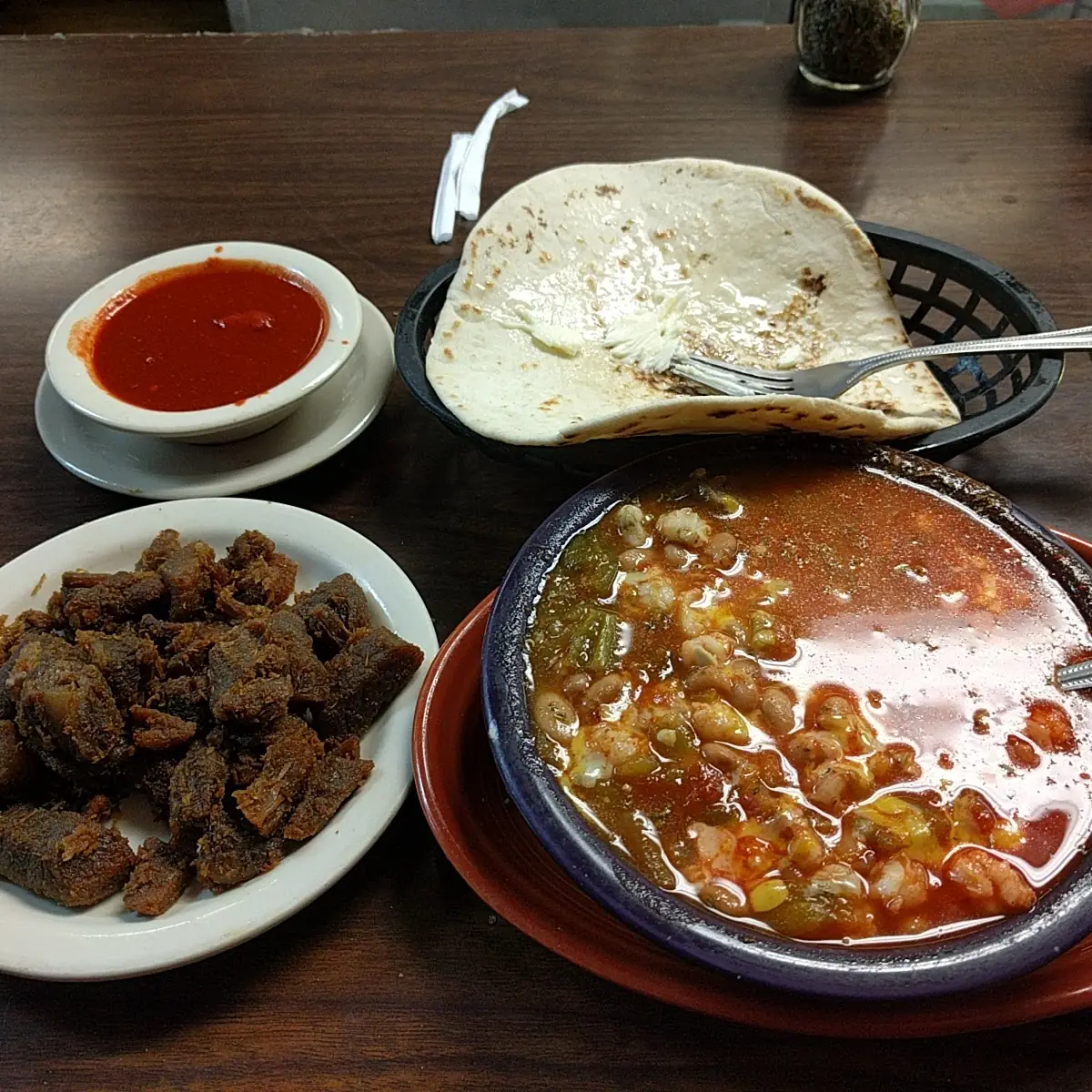 Barelas Special Green Beans and Posole
