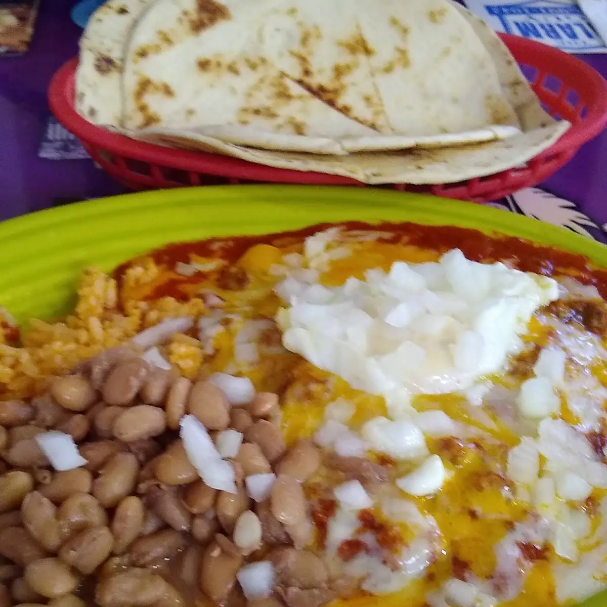 Enchilada Plate