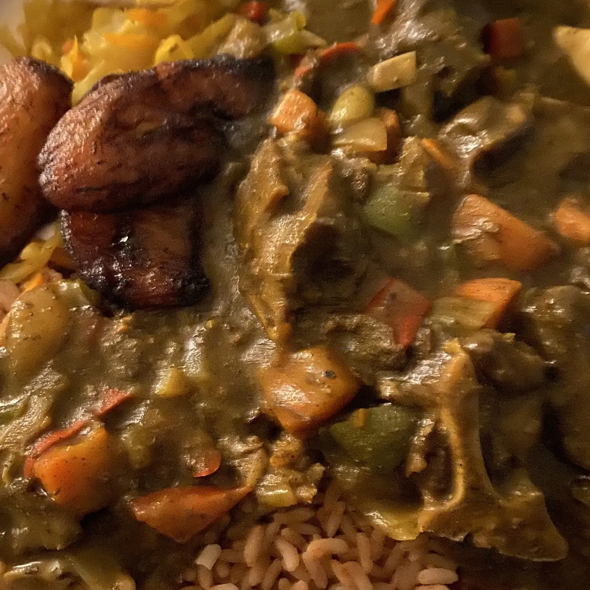 Curry Goat Platter