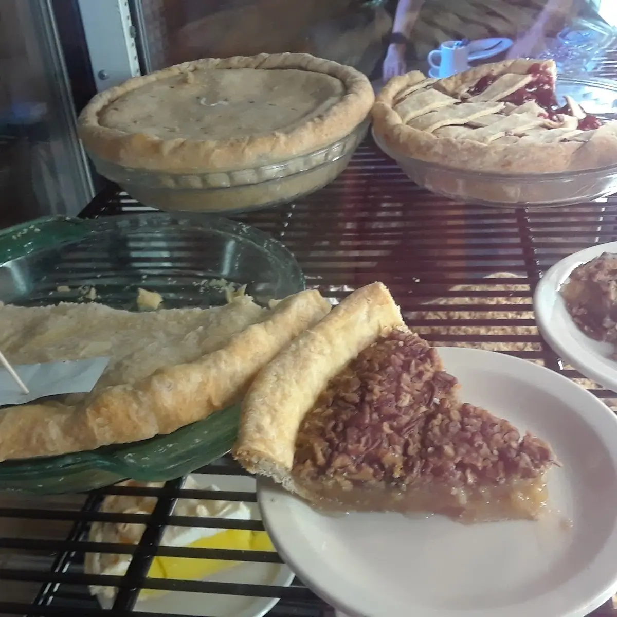 Pecan Pie Lattice Top Peach Pie