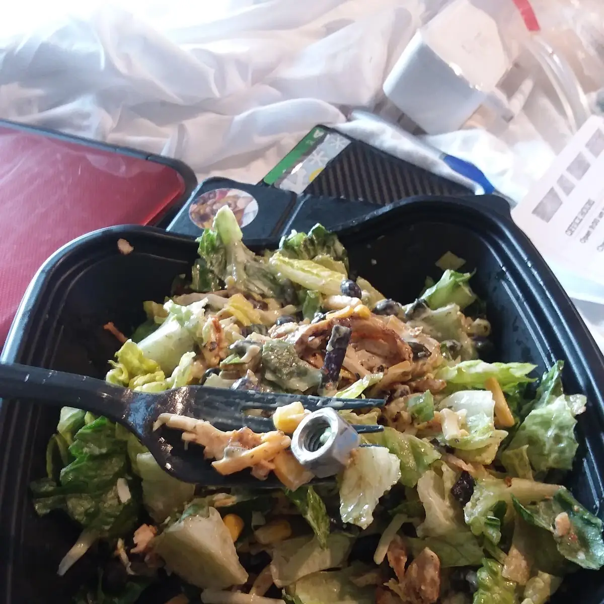 Southwest Chicken Salad with Nuts